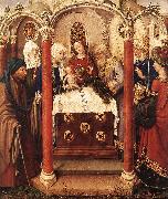 DARET, Jacques Altarpiece of the Virgin inx oil painting artist